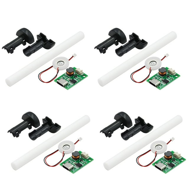 BTOER 4pcs Type-C Humidifier Module Spray Single Head Spray Humidification Module 5V Electric Control Board For Air Humidification