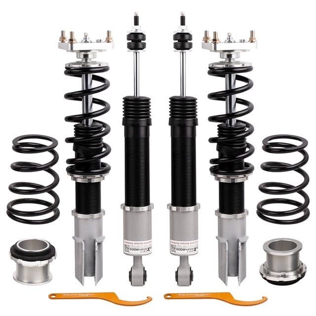 Maxpeedingrods 24 Ways Adjustable Damper Coilover Lowering Kit For Ford Mustang Base SN95 94-04