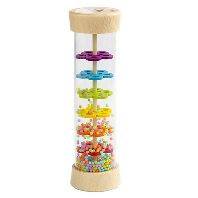 SHISUYAN Rain Sound Making Toy Musical Educational Plaything Rain Stick Toy Early Educational Toy
