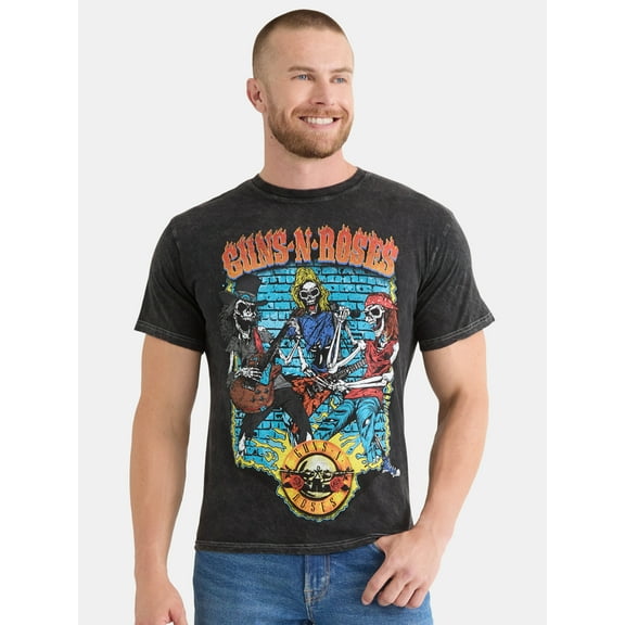 Guns N Roses Men's & Big Men's Graphic Tee, Sizes S-3XL