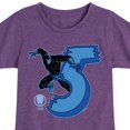 thumbnail image 3 of Marvel Black Panther - 5Th Birthday - Girls Fitted Short Sleeve Tee, 3 of 5