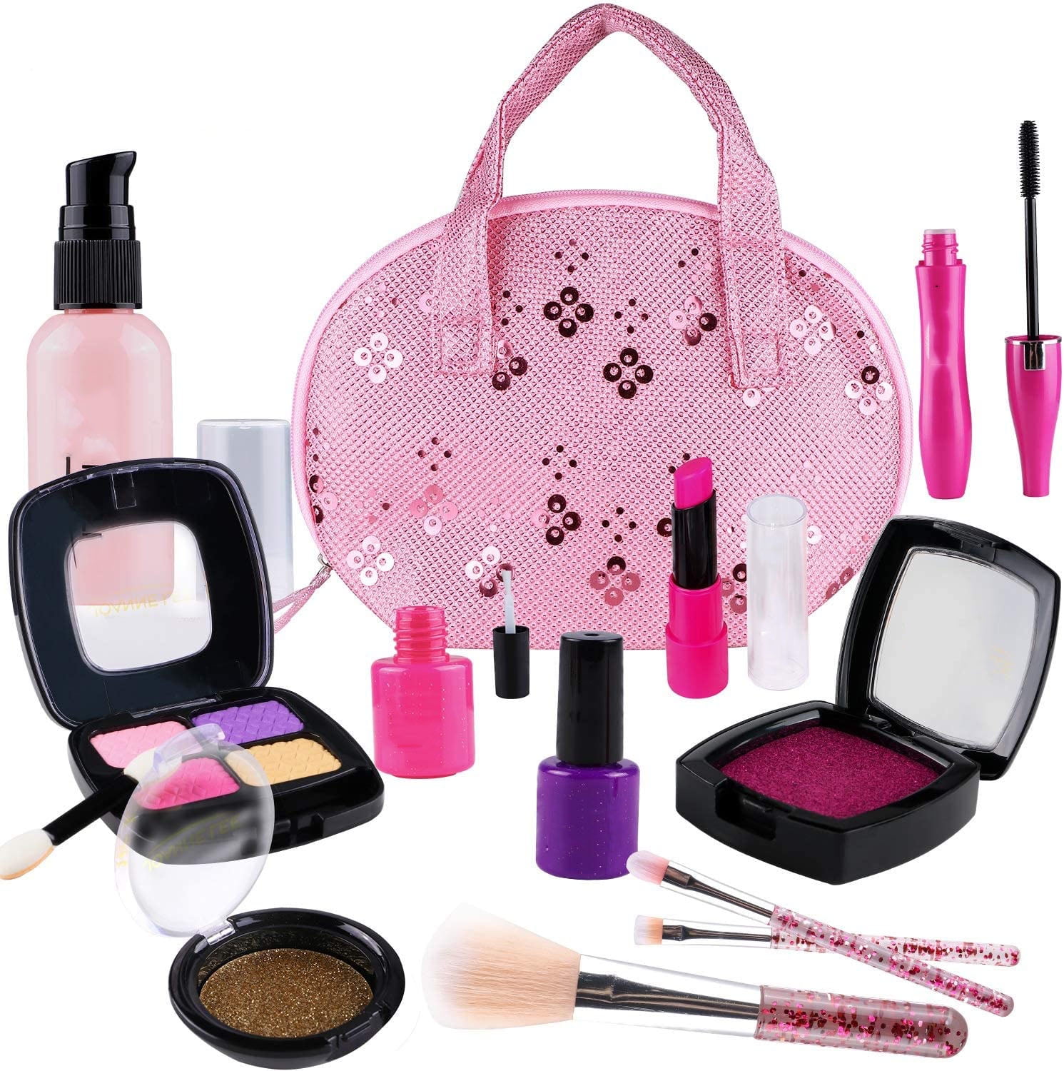 Make Up Toy Sets for Kids Girls Pretend Makeup Set Washable Cosmetics ...