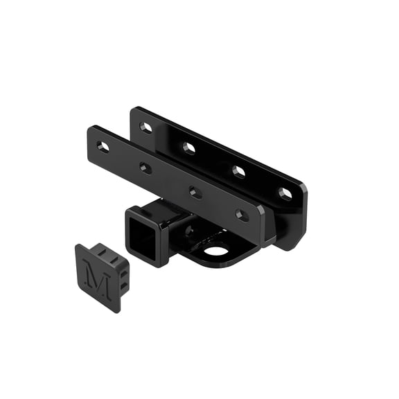 APS Towing Trailer Hitch Receiver, 2 Inch Class 3 Trailer Hitch Compatible with Jeep Wrangler JK 2007-2018