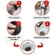 thumbnail image 3 of Cateissary Molino de sal y pimienta Manual de vidrio inoxidable, 2 uds., agitador blanco, molinillo de especias, proveedor de cocina Cocina y Comedor Cateissary JJ15091-00B, 3 of 6