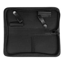EXHUMKY Black Barber's Bag Hairdressing Tool Holder Durable and Dirt Resistant