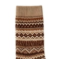thumbnail image 4 of Wioihee Women's Vintage Geometric Pattern Crew Socks, Retro Printed Mid Calf Socks, Warm Cozy Winter Casual Fashion Socks for Ladies, 4 of 5