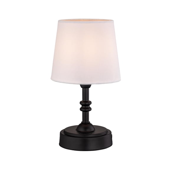 Lámpara de mesa LED O'Bright Seraph Mini con regulador negro