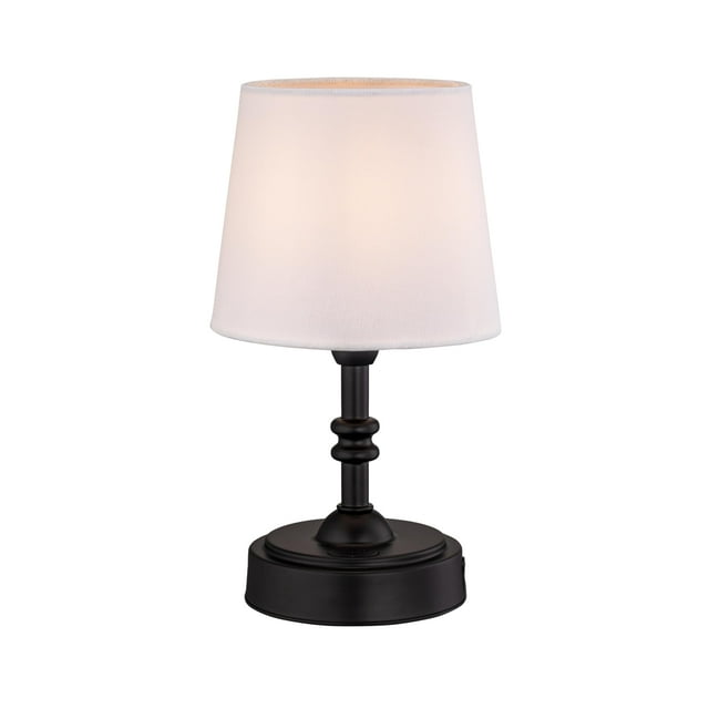 Lámpara de mesa LED O'Bright Seraph Mini con regulador negro