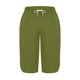 thumbnail image 2 of TaTaai Women's Sports Casual Capris Pants Slit Hem High Waist Elastic Drawstring Side Pockets Back Pockets Solid Color 7-Point Length Trousers Spring Summer Bottoms Gift, 2 of 7