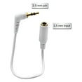 3.5mm Female To 2.5mm Male AUX Headphone Jack Adapter - Gold Plated Connector