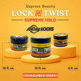 thumbnail image 6 of Ebo AllDay Locks Lock N Twist Supreme Hold Locking Gel, Re-Twist Locks, Smooths & Tames Frizz with Long-lasting Hold for Braids - 5 oz (2 Pack), 6 of 7