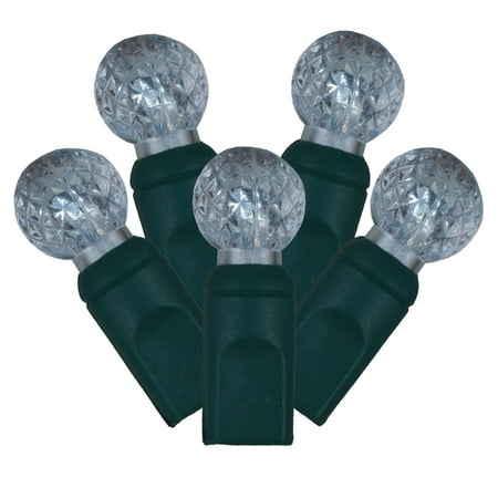 Vickerman 50 Cool White G12 LED Light on Green Wire  25  Christmas Single Mold Light Strand price history on PriceWatchPro