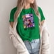thumbnail image 3 of Pop cazadora para niña Boys Girls Fashion Round-Neck Group Panels T Shirt （Green）, 3 of 3
