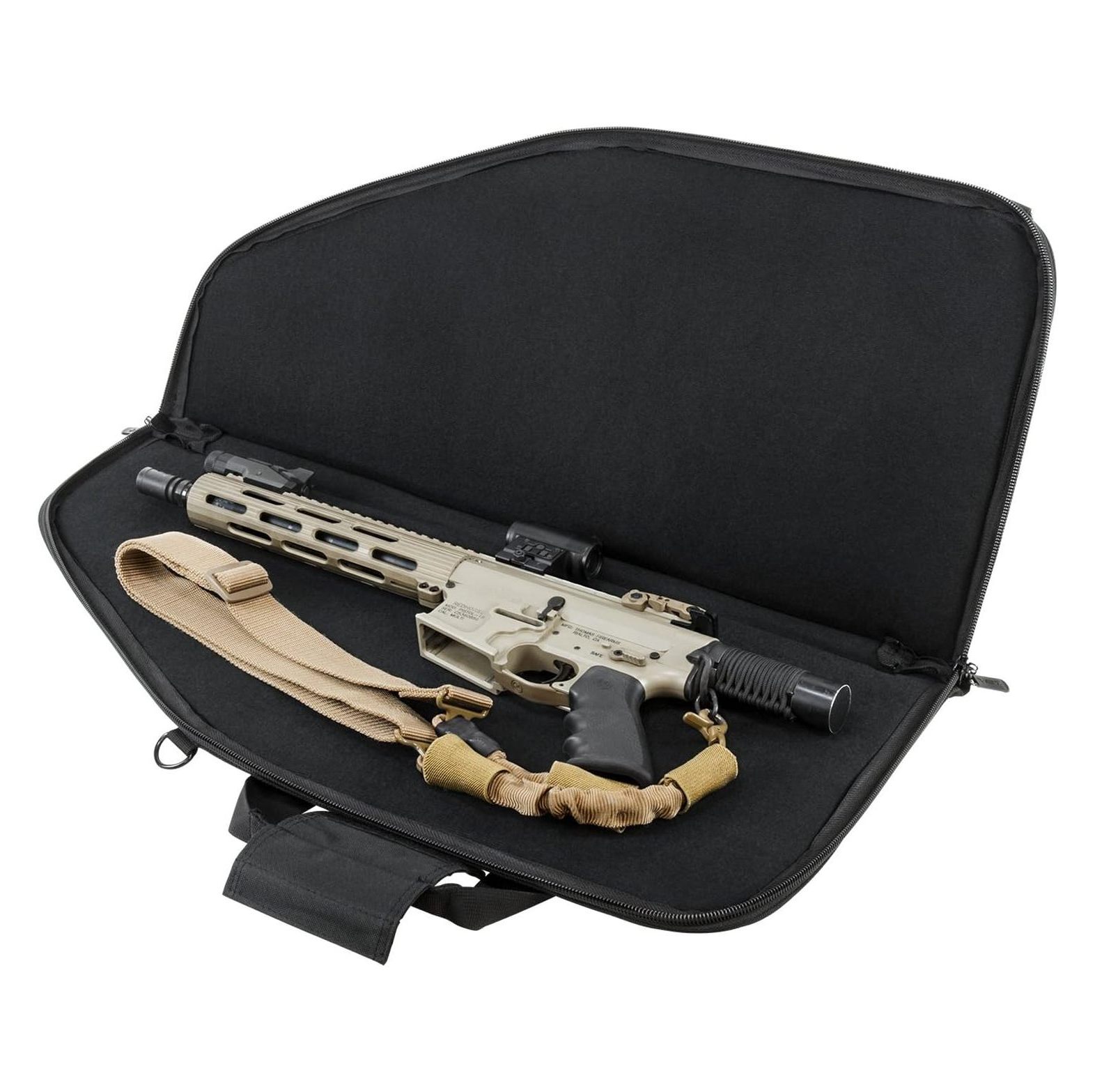 CVCP2961B-28 Pistol Subgun Gun Case, Black, 28" x 13"
