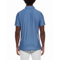 thumbnail image 2 of Ben Sherman mens  Mini Stripes Tech Jersey Sports Fit Polo Shirt, XXL, Green, 2 of 3