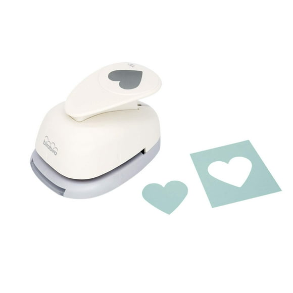 Bira Craft 1.5 inch Heart Lever Action Craft Punch, Valentine’s Day Punch, for Paper Crafting Scrapbooking Cards Arts
