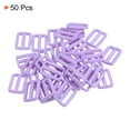 thumbnail image 3 of 1 Inch Tri-Glide Slide Buckles Webbing Strap Fastener, Light Violet, 50 Pack, 3 of 5
