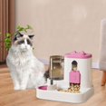 thumbnail image 6 of Automatic Pet Feeder and Waterer 2 in 1 Large Capacity Anti Slip Dispenser for Indoor Cats Small Dogs Puppy Kitten, 6 of 9
