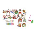 thumbnail image 3 of Llaveros De Pintura Para Decoración De Navidad, Regalo De Año Nuevo, Adornos Artísticos Navideños DIY Escribe un, 3 of 6