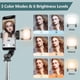 thumbnail image 3 of LED fill light, detachable dimmable rechargeable lamps with 3 color modes for selfie stick tripod, black, 3 of 5