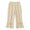 C-Beige67, variant on DHFJKG Girls Ribbed Knit Flare Pants With Bow Detail Solid Color Stretchy Trousers For Spring Fall Winter Elastic Waist Cozy Pants