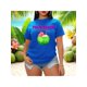 thumbnail image 2 of Playera Blusa De Palm Beach Surf Club – Vibra Tropical con Sabor a Coco Color Aqua Talla Extra Grande Marca Emil SaEs, 2 of 4