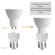 thumbnail image 2 of Adaptador de portalámparas E27 a GU10 (6 unidades), convertidor de portalámparas para el hogar (blanco), 2 of 6