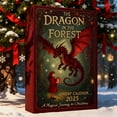 thumbnail image 6 of Countdown Calendar - The Dragon in the Forest Design with 24 Gifts and Surprise Gift for Christmas | 2D Plane with Airplane Box, 6 of 7