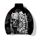 thumbnail image 4 of Abrigo de hombre Abrigos de invierno Parkas para hombre Abrigo de algodón con estampado de monstruo personalizado Cómodo y cálido Chaquetas modernas y versátiles, 4 of 4