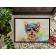 thumbnail image 6 of Carolines Treasures DAC2577JMAT 0.15 x 24 x 36 in. Yorkshire Terrier Hippie Dawg Indoor or Outdoor Mat, 6 of 6