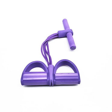 BESTSKY Pedal Resistance Band,TPE Exercise Bands for Waist and Arm Training,Multi-Functional Workout Bands for Strengthening Core and Glutes,Purple