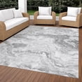 thumbnail image 3 of Addison Rugs Chantille Indoor/Outdoor Transitional Abstract Gray Machine Washable Rectangle Rug, 8' x 10', 3 of 8