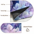 thumbnail image 6 of Spring Purple Hydrangea Area Rugs 5'x7', Washable Small Throw Rugs for Laundry Room Playroom, Country Flowers Garden Plants Indoor Outdoor Rug Non-Slip Low Pile Carpet Runner Reversible Floor Mats, 6 of 8