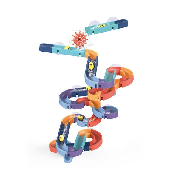 TIELUTT Jouets de Bain pour Enfants Jouets de Bain Bricolage Jouets de Bain pour Bébé Apprentissage pour Enfant Frigo Maquillage pour Filles Chat Tapis de Clavier de Piano pour Débutants Jeux d'Alphabet pour Tout-Petits 2-4 Ans Perle pour Enfants