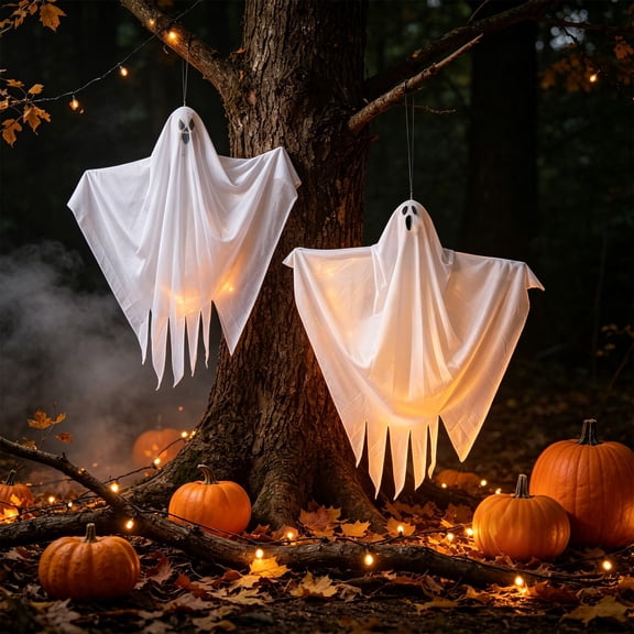 Msgweeeg Ghosts of Halloween Halloween Decor Halloween Hanging Up Ghost Decorations Cute Flying Ghost for Home Wall Door Yard Porch Party Ghost House