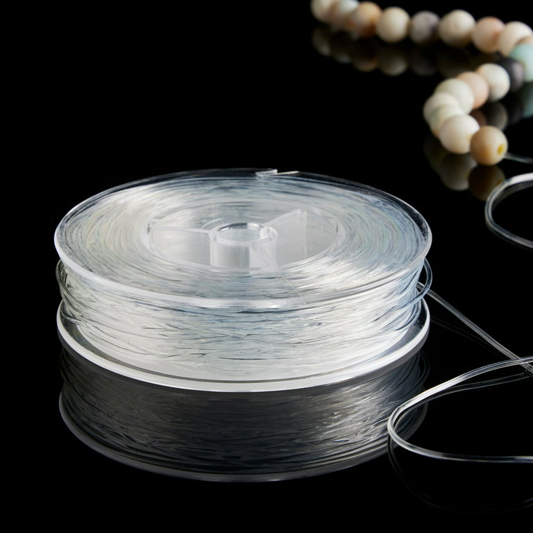  Stretch Magic Bead & Jewelry Cord - Strong & Stretchy, Easy to  Knot - Clear Color - 1mm diameter - 25-meter (82 ft) spool - Elastic String  for making beaded jewelry