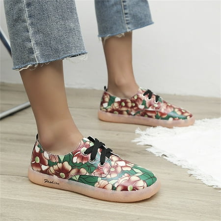 

Fisherman Shoes Spring And Summer Women Casual Shoes Flat Large Size Comfortable Flower Loafers Note Please Buy One Or Two Sizes Larger