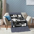 thumbnail image 4 of XMXT Flannel Warm Throw Blanket, Cool Truck Print Bedroom Decor Blankets for Bed Couch Living Room, 50 x 70 inches, 4 of 9