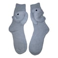thumbnail image 3 of Calcetines con forma de animales,Calcetines con forma de animales Calcetines de casa de animales,Calcetines navideños de invierno,calcetines cálidos y bonitos Conejo, 3 of 8