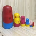 thumbnail image 4 of 6Pcs Hand Painted Wooden Russian Nesting Dolls Doll Toys Collections 2, 4 of 7