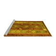 thumbnail image 2 of Ahgly Company Machine Washable Indoor Round Southwestern Yellow Country Area Rugs, 6' Round, 2 of 4