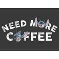 thumbnail image 2 of Boy's Lilo & Stitch Need More Coffee Distressed Stitch  Graphic Tee Charcoal Heather Large, 2 of 5