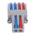 thumbnail image 2 of Muyoka 10/5/2/1PCS Mini conector de cable rápido Conector de cable de cableado universal Bloque de terminales de conductor a presión, bloques de terminales de empalme rápido Conexión de cables Muyoka Hogar, 2 of 7