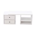 thumbnail image 4 of Modelo De Mini Gabinete, Gabinete De Casa De Muñecas De Madera De Abedul Simple Para Jugar ANGGREK Blanco, 4 of 8