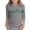 tshirts 140# Grey, variant on oqasdz Girls St. Patrick's Day Print Three Quarter Sleeve Graphic Tee Top for Kids Holiday Festive Party Breathable Cozy Durable Summer Dailywear