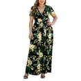 thumbnail image 2 of PCEAIIH Women's Long Sleeve Plus Size Dress Casual Maxi Dresses XL-5XL Soft with Pockets, 2 of 5