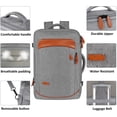 thumbnail image 4 of TFixol Men's Waterproof Multi-Functional Travel Backpack for Outdoor Camping, Hiking, and Business Trips - Large Capacity, Expandable Design, Airline Carry-On Approved (Green Camouflage), 4 of 6
