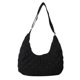 thumbnail image 1 of Bolso casual para mujer con correa ajustable, bolso de mano con entramado rómbico y media luna, 1 of 9