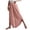 G294 Pink, variant on Angala Womens Casual Pants High Comfort Waist Solid Culottes Pants Wide Leg Boho Beach Loose Casual Womens Summer Trousers Size L Red