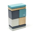 thumbnail image 3 of Juego de 8 bloques magnéticos de madera con bolsillo Toy Tegu, color azul, 3 of 9